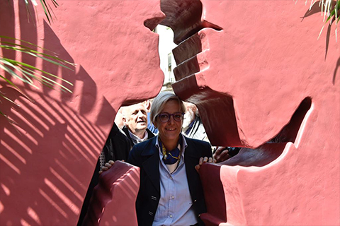 Innaugurazione scultura al rione Sanità