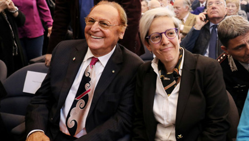 Renzo Arbore e Elena De Curtis